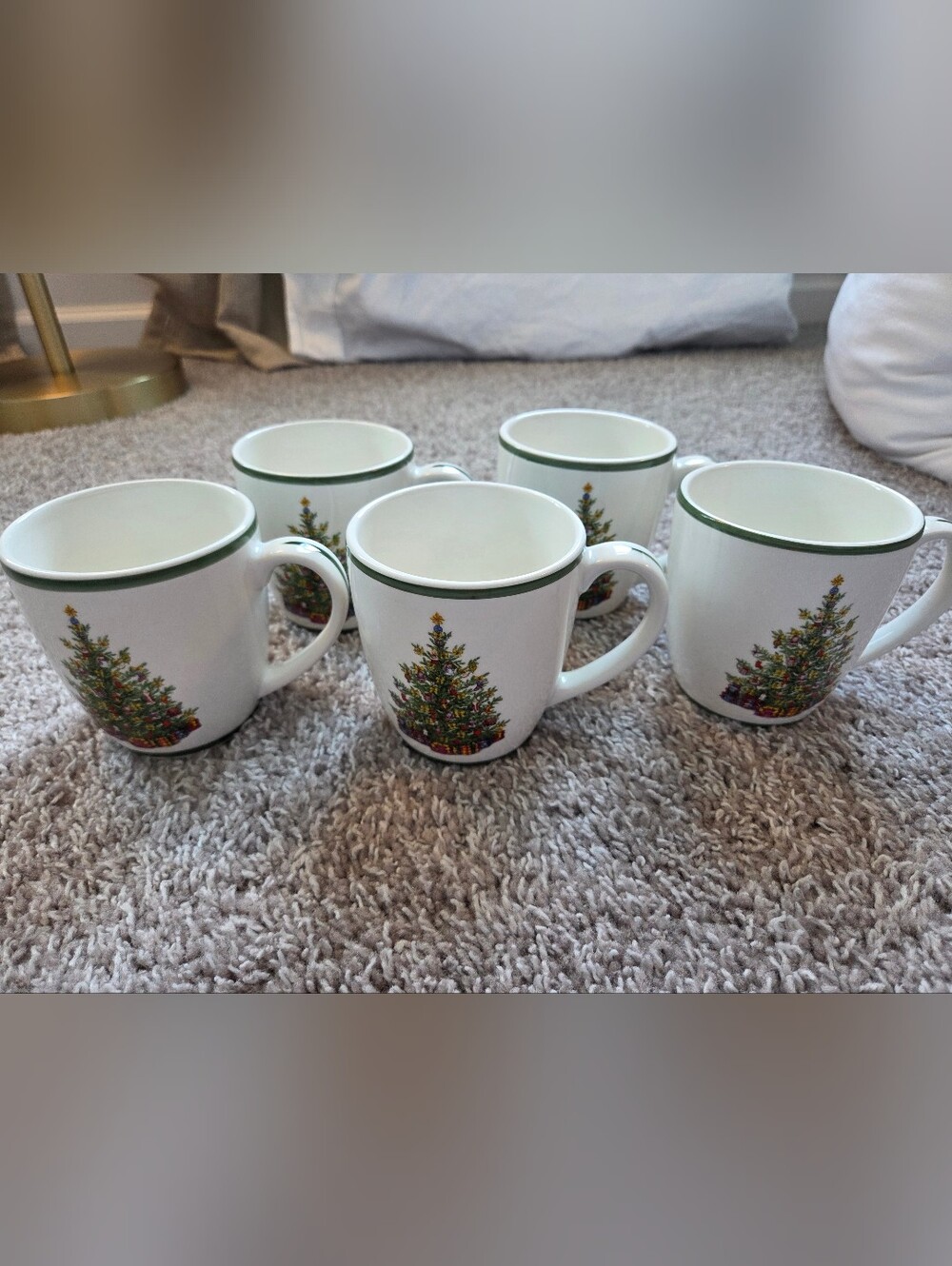 Christopher Radko Christmas Mugs